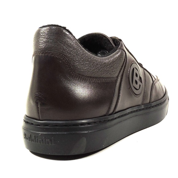 Amazon.com | Baldinini 🇮🇹 Men BALDININI 🇮🇹 MEN\'S BROWN SOFT LEATHER COMFORT WARM FASHION SNEAKERS